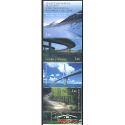 Finland. 1999. Veje, sammentryk. AFA nr. 1458-61 **             , postfrisk stemplet FDC