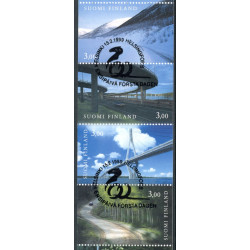 Finland. 1999. Veje, sammentryk. AFA nr. 1458-61 **             , postfrisk stemplet FDC