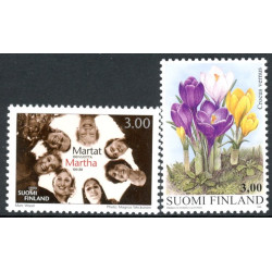 Finland. 1999. Martha-Organisationen, og Krokus. AFA nr. 1462-63 **             , postfrisk stemplet FDC