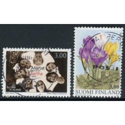Finland. 1999. Martha-Organisationen, og Krokus. AFA nr. 1462-63 **             , postfrisk stemplet FDC