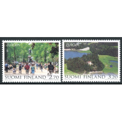 Finland. 1999. Europamærker/Cept. AFA nr. 1464-65 **             , postfrisk stemplet FDC