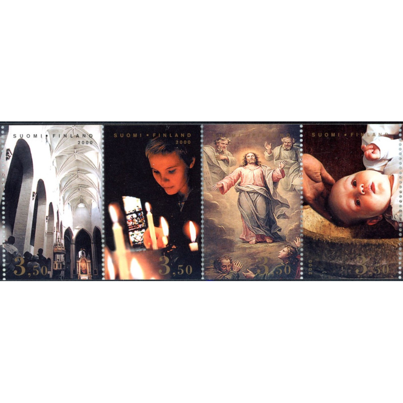Finland. 2000. Åbo domkirke, sammentryk. AFA nr. 1513-16 **        , postfrisk stemplet