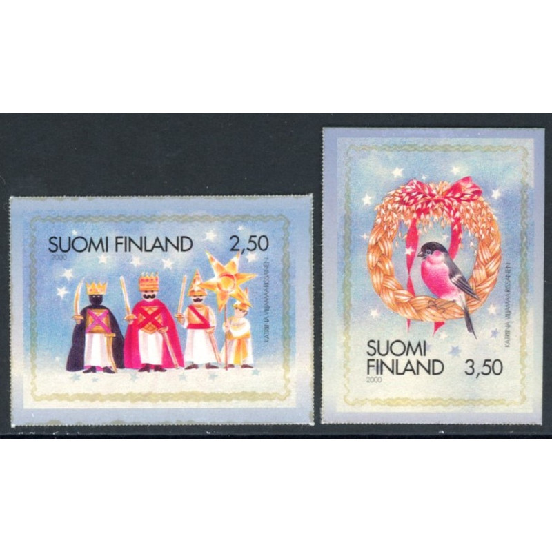 Finland. 2000. Juleaften. AFA nr. 1533-34 **       , postfrisk stemplet