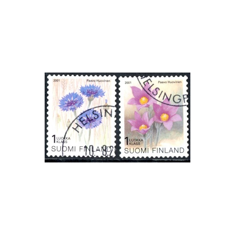 Finland. 2001. Landskabsblomster (type I). AFA nr. 1558-59 **     , postfrisk stemplet