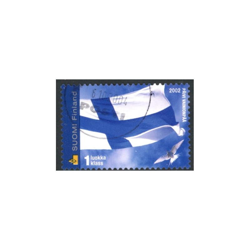 Finland. 2002. Nationalflag. AFA 1579 **    , postfrisk stemplet