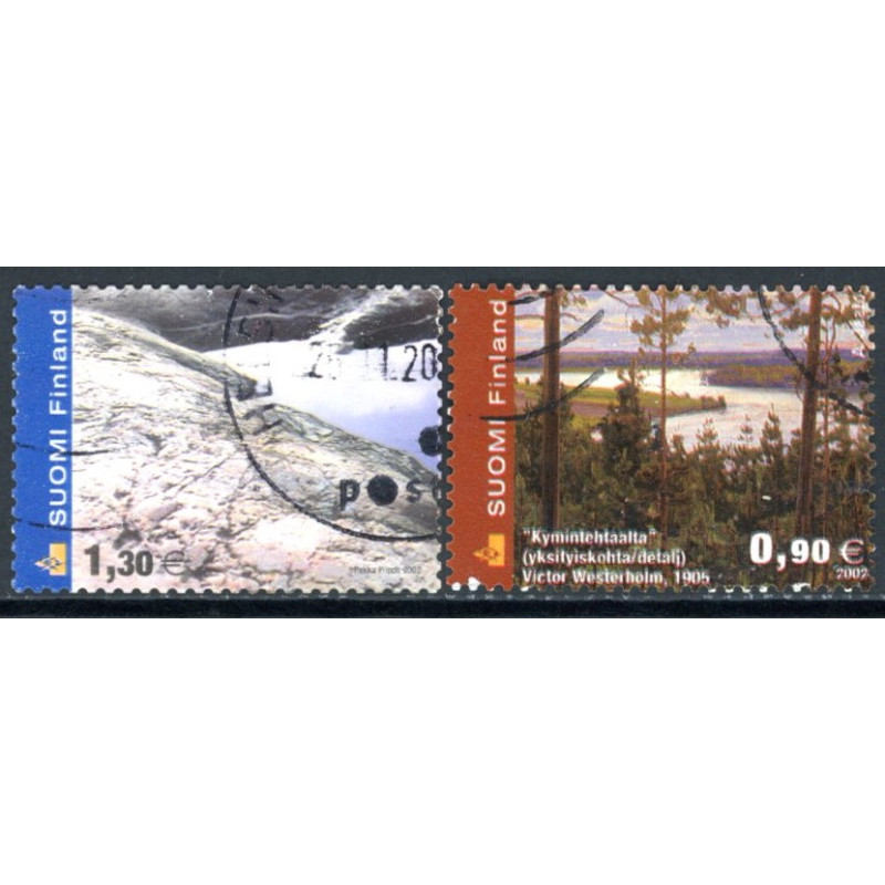Finland. 2002. Klippegrund og Nåleskov. AFA 1583-84 **   , postfrisk stemplet