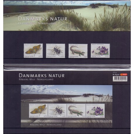 Souvenirmappe.2007. Danmarks natur. AFA nr. SM 74