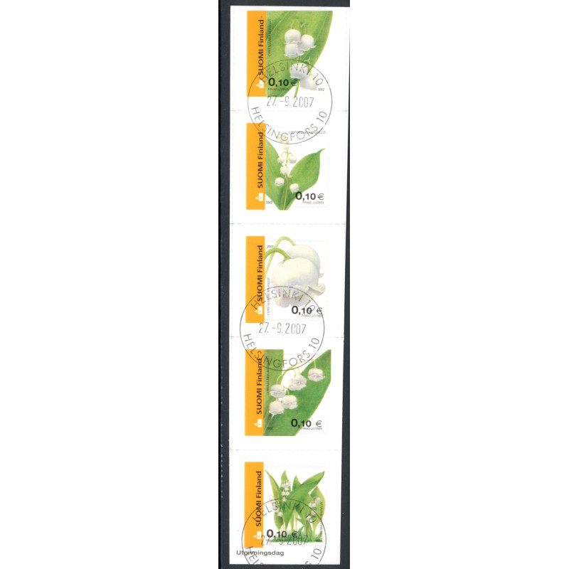 Finland. 2002. Blomster. AFA 1590-94 **   , postfrisk stemplet