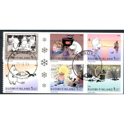 Finland. 2003. Mumitroldene, sammentryk. AFA nr. 1638-43 **      , postfrisk stemplet
