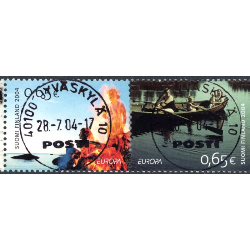 Finland. 2004. Europafrimærker. parstykke. AFA nr. 1692-93  **       , postfrisk stemplet