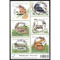Finland. 2004. Skovens dyr, miniark. AFA nr. 1696-1701  **       , postfrisk stemplet