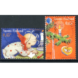 Finland. 2004. Julefrimærker. AFA nr. 1714-15  **       , postfrisk stemplet