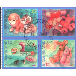 Finland. 2005. Legetøj, sammentryk. AFA nr. 1717-20  **       , postfrisk stemplet