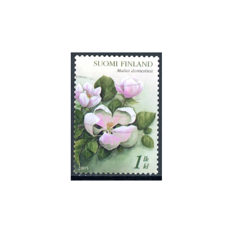 Finland. 2005. Æbleblomst. AFA nr. 1729  **      , postfrisk stemplet