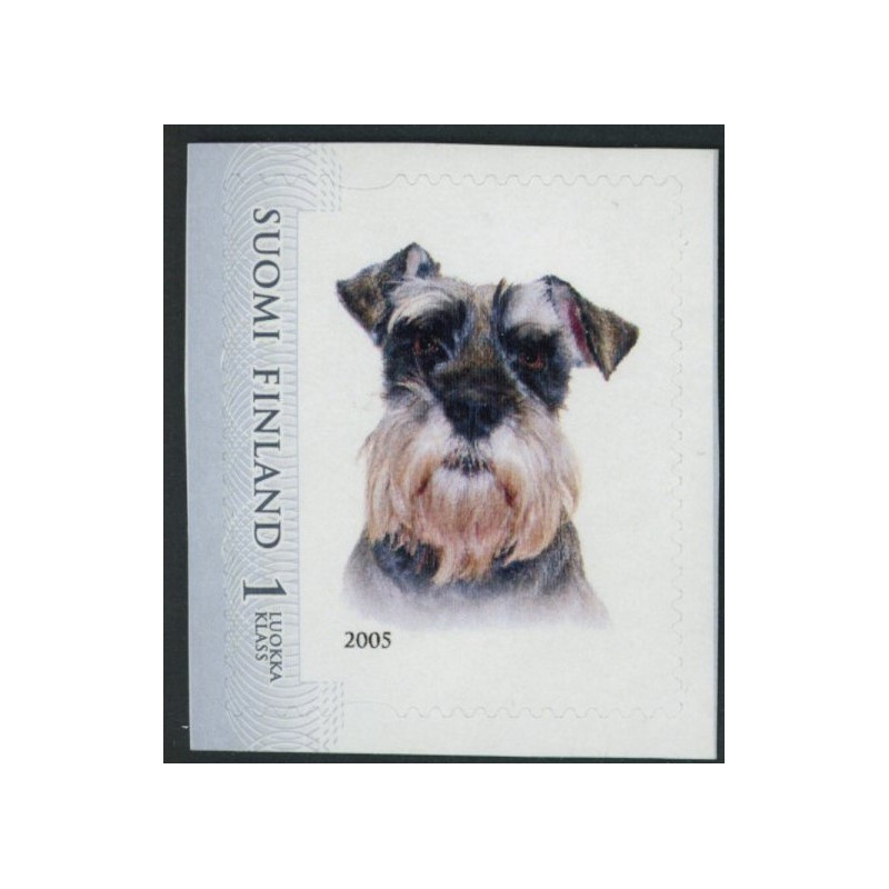 Finland. 2005. Dværgschnauzer. AFA nr. 1736  **      , postfrisk stemplet