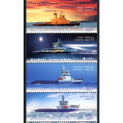 Finland. 2005. Isbrydere, sammentryk. AFA nr. 1750-53 **     , postfrisk stemplet