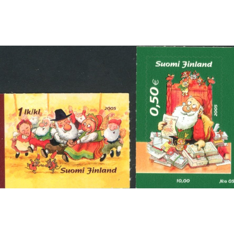 Finland. 2005. Julefrimærker. AFA nr. 1761-62 **     , postfrisk stemplet