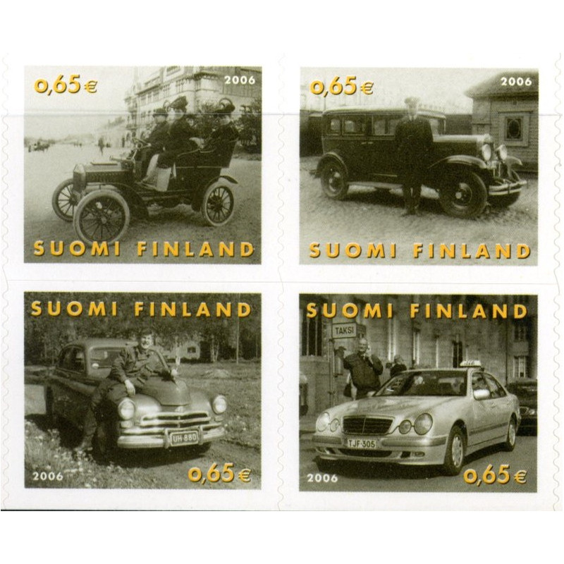 Finland. 2006. Taxitrafik, sammentryk. AFA nr. 1770-73 **     , postfrisk stemplet