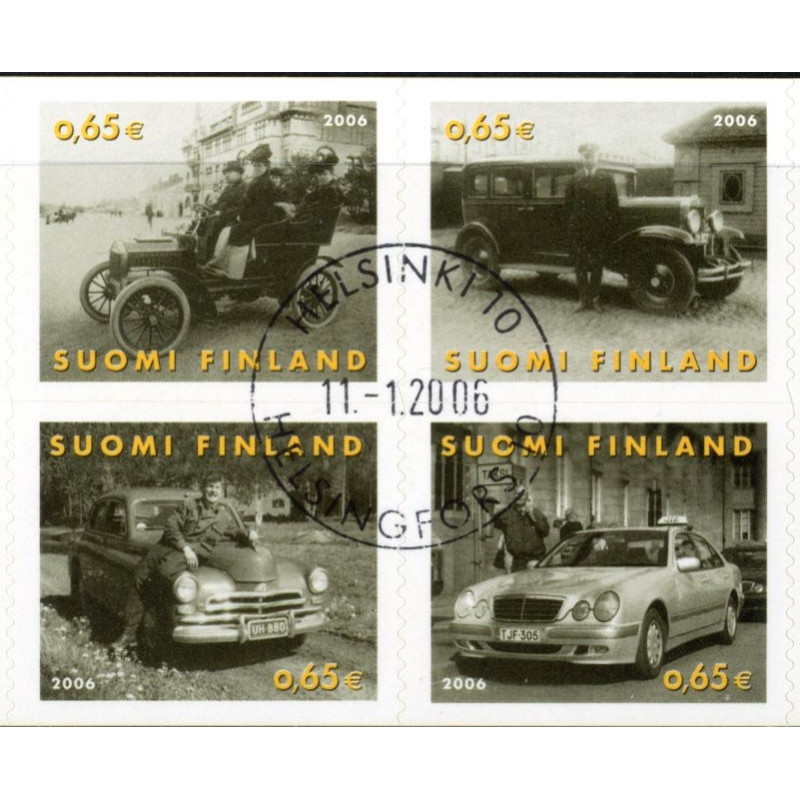 Finland. 2006. Taxitrafik, sammentryk. AFA nr. 1770-73 **     , postfrisk stemplet
