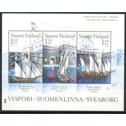 Finland. 2006. Sveaborg, miniark. AFA nr. 1788-90**     , postfrisk stemplet