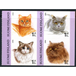 Finland. 2006. Katte, sammentryk. AFA nr. 1793-96 **     , postfrisk stemplet