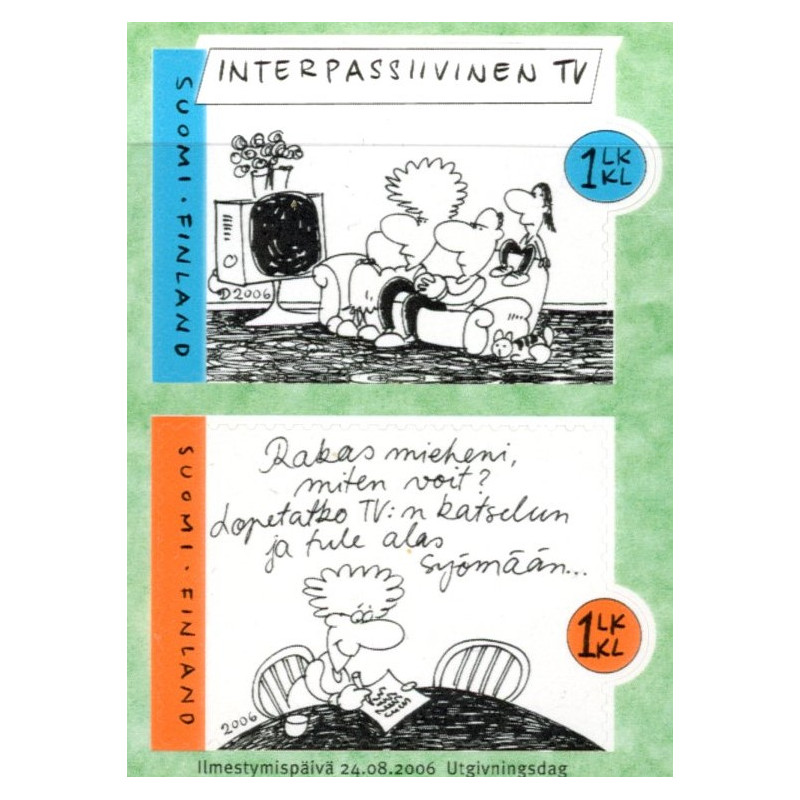 Finland. 2006. Familieliv. AFA nr. 1802-03 **    , postfrisk stemplet