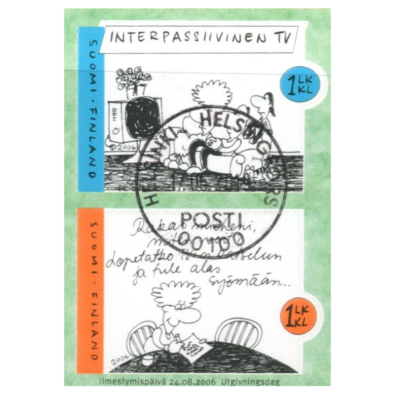 Finland. 2006. Familieliv. AFA nr. 1802-03 **    , postfrisk stemplet