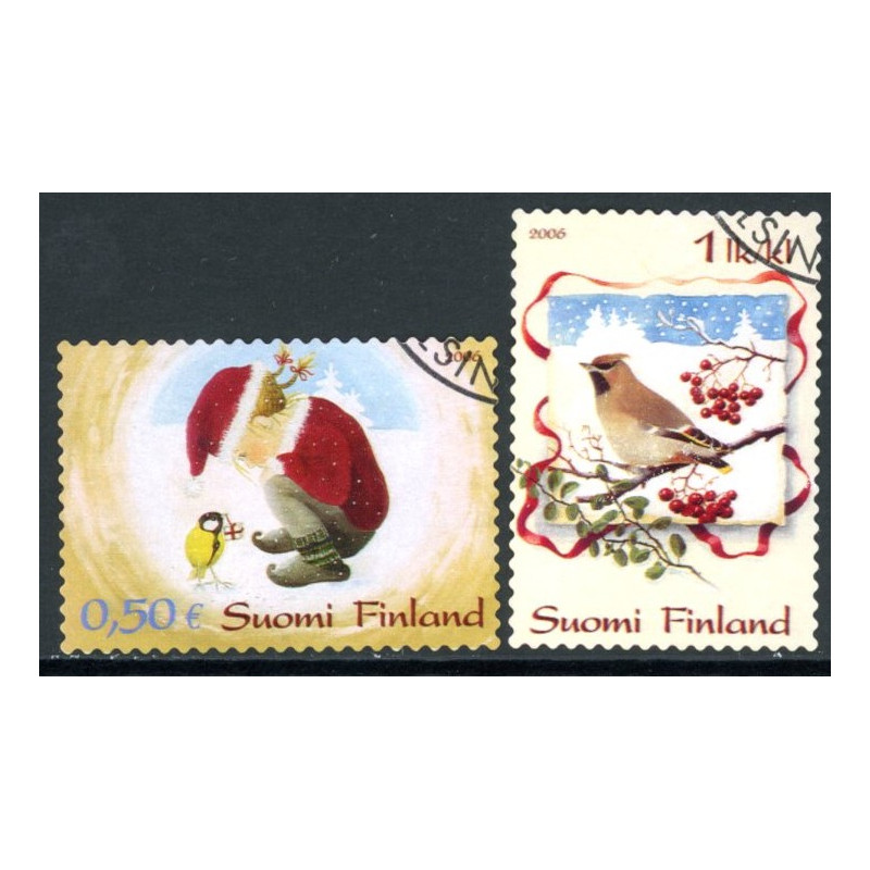 Finland. 2006. Julefrimærker. AFA nr. 1815-16 **    , postfrisk stemplet