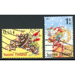 Finland. 2007. Julefrimærker. AFA nr. 1858-59 **              ,       postfrisk stemplet