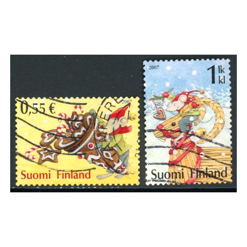 Finland. 2007. Julefrimærker. AFA nr. 1858-59 **              ,       postfrisk stemplet