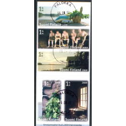 Finland. 2009. Badstuer, sammentryk. AFA nr. 1982-86 **       ,       postfrisk stemplet