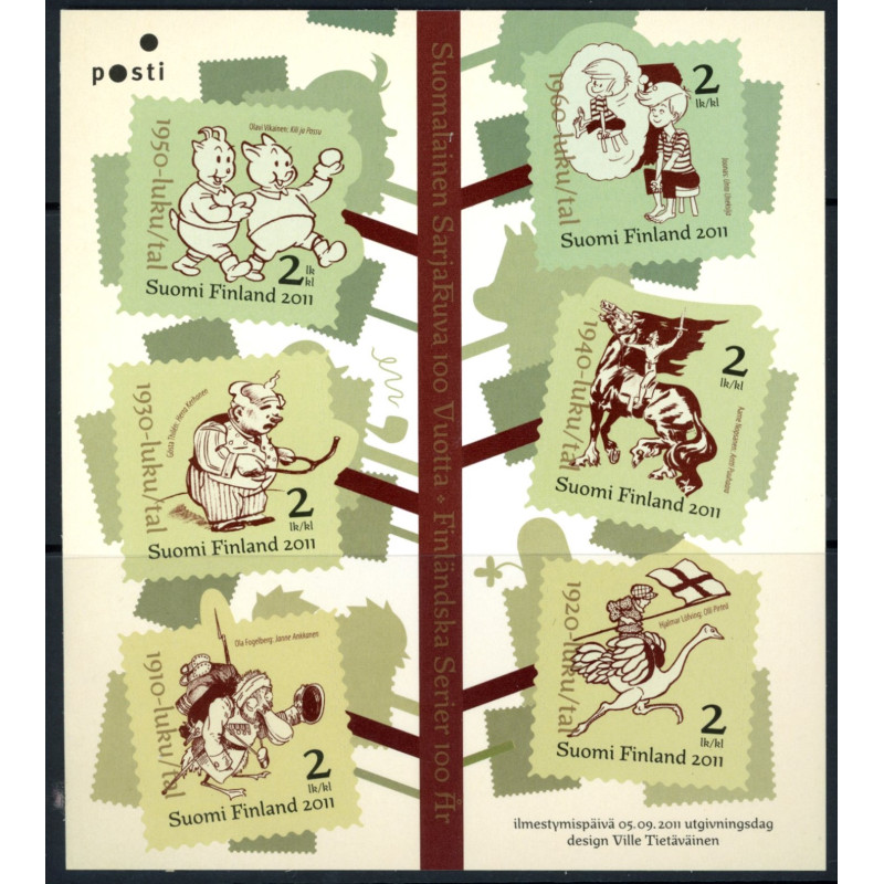 Finland. 2011. Finske Serier, miniark. AFA nr. 2145 **   , stemplet postfrisk