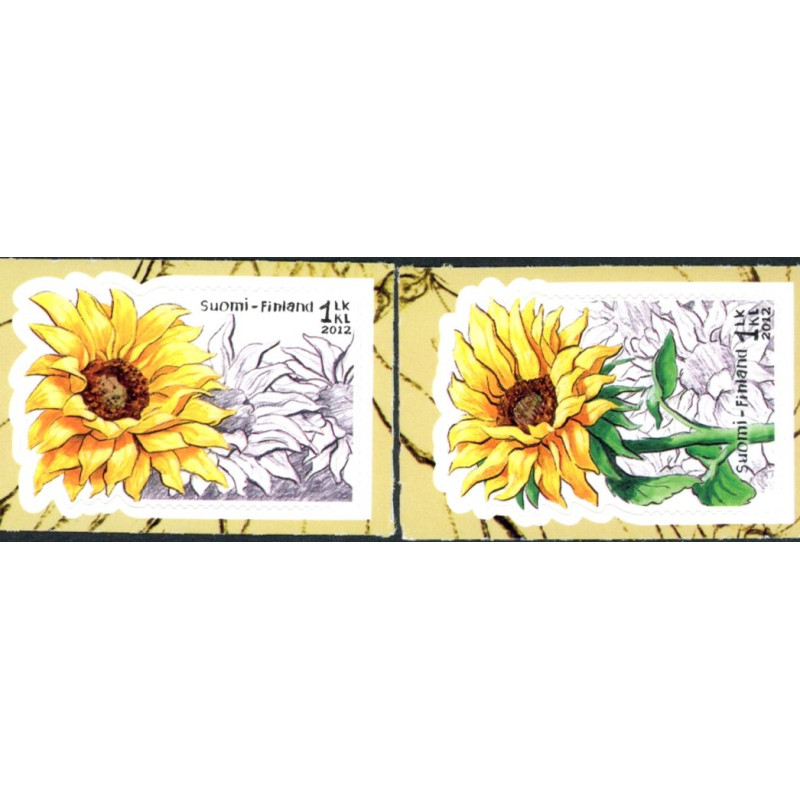 Finland. 2012. Solsikker. AFA  nr. 2199-2200 **        , stemplet postfrisk (o)