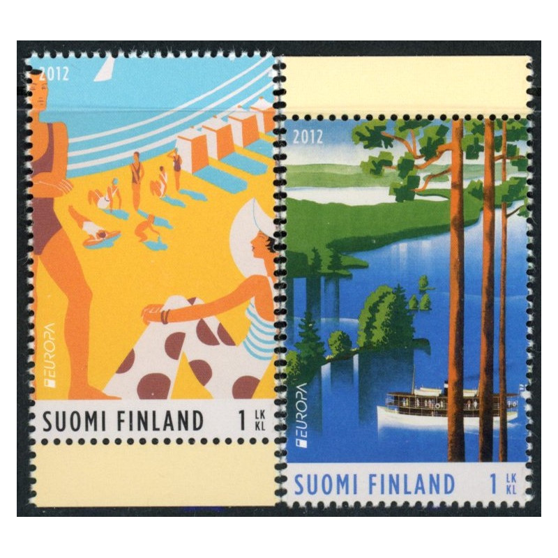 Finland. 2012. Europamærker/Cept. AFA  nr. 2205-06 **       , stemplet postfrisk (o)