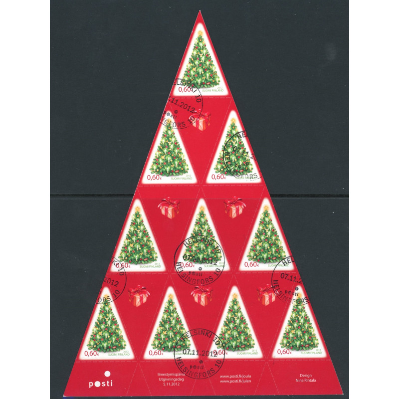Finland. 2012. Julemærker, juletræ. AFA  nr. 2228 **         , stemplet postfrisk (o)