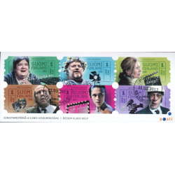 Finland. 2013. Skuespillerforbund 100 år, Blokudgave. AFA  nr. 2239-44 **                 , stemplet postfrisk (o)