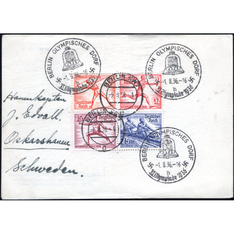 USA. 1930. Opfrankeret Zeppelin helsag til Jamaica. sign af Willy Von Meister (agent for Zepplin i USA)