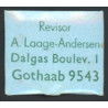 Frimærkepenge 1 Øre "Særprægede møbler" Foode Madsen