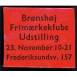 Frimærkepenge 1 Øre " Brønshøj Frimærke-Klub Udstilling"