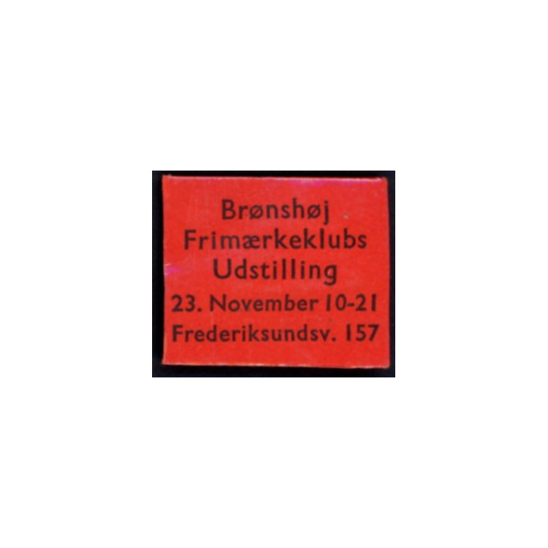 Frimærkepenge 1 Øre " Brønshøj Frimærke-Klub Udstilling"