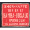 Frimærkepenge 1 Øre "Bamba-Udsalg" Rød
