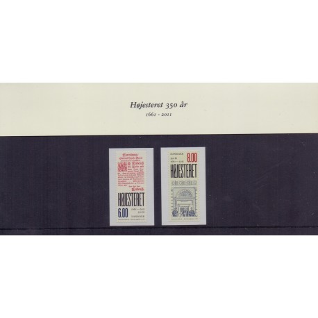Souvenirmappe. 2010. Højesteret 350 år. AFA nr. SM 94