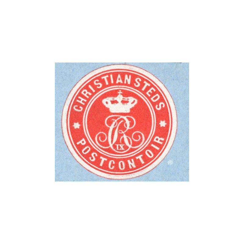 DWI. Oblat fra Christiansteds postkontor
