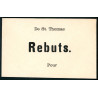 DWI. REBUTS De St. Thomas Pour