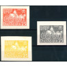 1951. Det Danske Frimærke 1851-1951. Essay 25 Øre, 3 farver