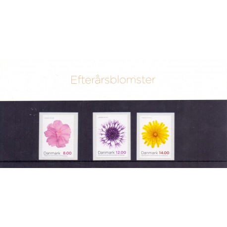 Souvenirmappe. 2012. Efterårsblomster. AFA nr. SM 103