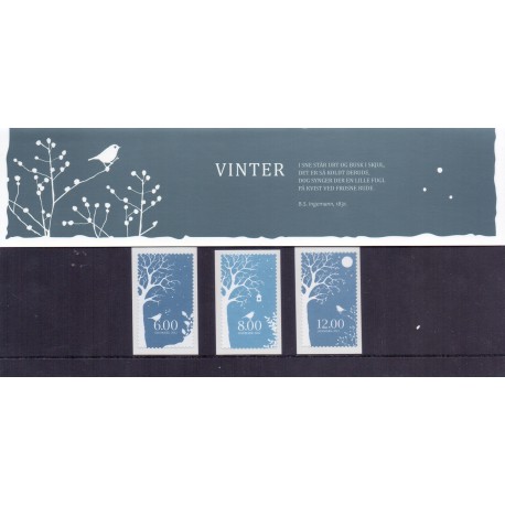 Souvenirmappe. 2012. Vinter. AFA nr. SM 105