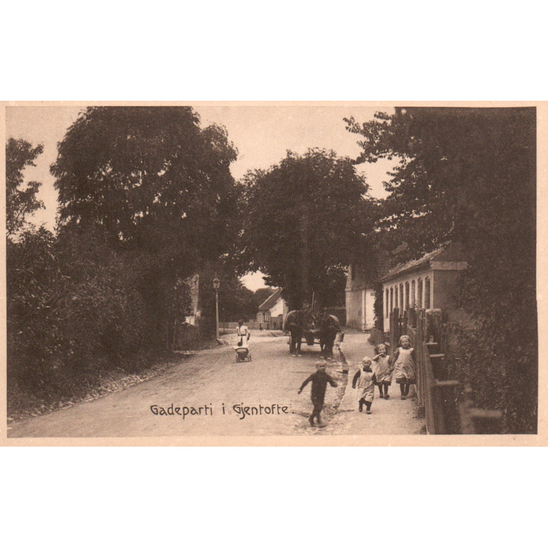 Gjentofte. Gadeparti i, ubrugt (Gjentofte)