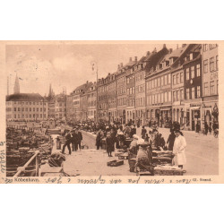 København. Gl Strand med fiskerkoner, brugt (Ed. F)