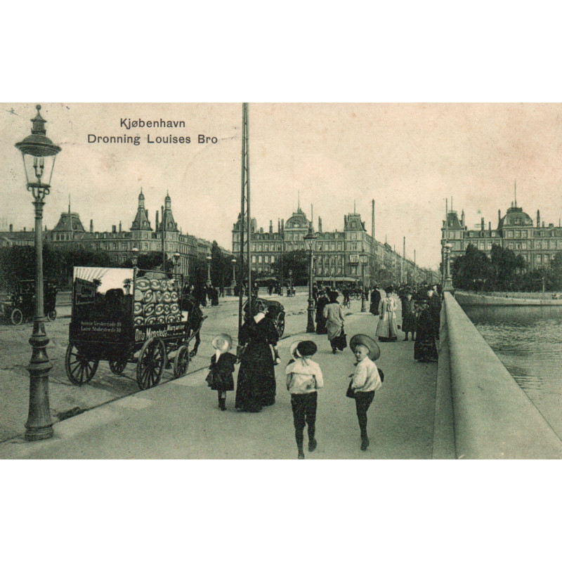 Kjøbenhavn. Dr. Louises Bro. med Otto Mønsted, brugt (Lorenzeit)